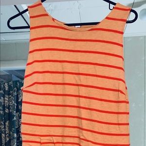 Knee length tshirt type dress